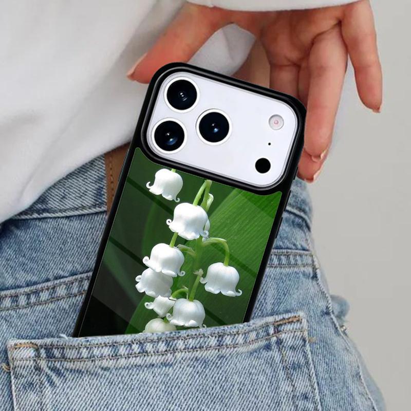 Lily of the Valley Flower Phone Case for iPhone 17ProMax 12 13 14 15 16e 17 Pro Max Plus Air Cover