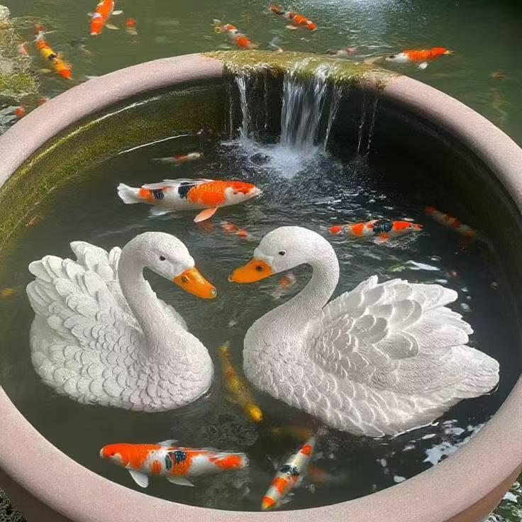 Enten Schwimmkörper Dekoration für Gartenteich Landschaftsgestaltung