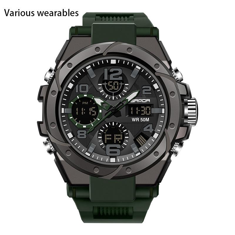 New Harajuku Style Skull Waterproof Men's Electronic Multi-Function Electronic Watch Outdoor Sports Men's Watch