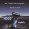 2026 High-Speed USB Rechargeable Handheld Fan - Five-Speed Portable Wind Cannon, Customizable Logo