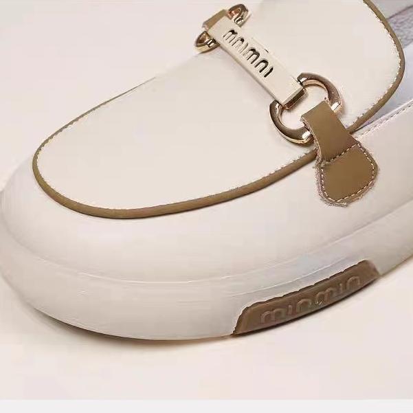 2023 Noi Pantofi Albi Casual Femei Mocasini cu talpa moale Pantofi dama