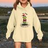 Children's Fashionable Casual Long-sleeved Loose Christmas Print Pullover Hooded Sweatshirt