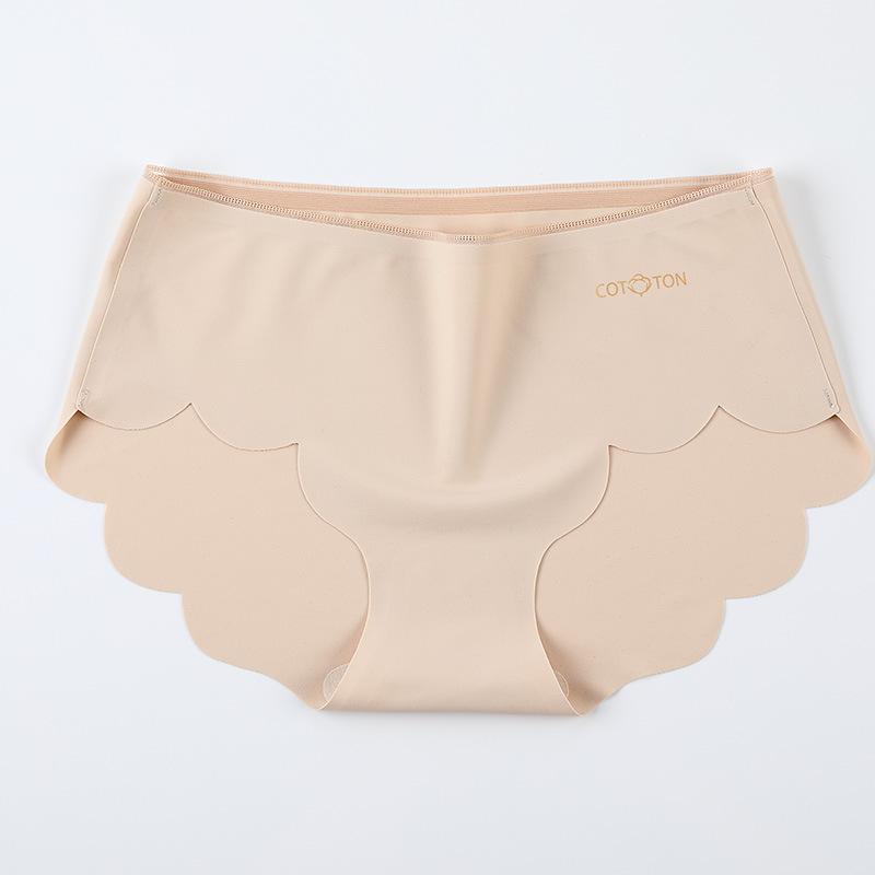 Neue hochwertige, einteilige, nahtlose, antibakterielle und atmungsaktive Unterwäsche aus Baumwolle und Seide für Damen mit mittlerer Taille