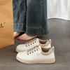 Fashion Spring-autumn Platformed Beige Women's Heel Size 45 Womens Shoes Women Shoes Heel Sneakers Sport Super Comfortable