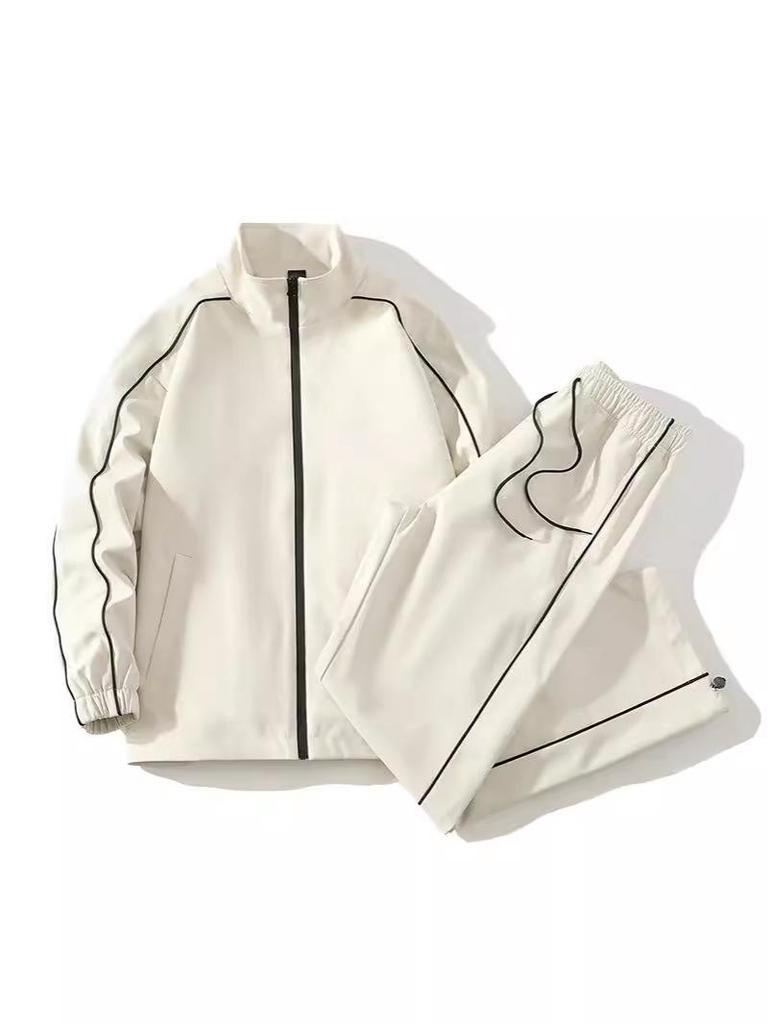 Ensemble de vestes coupe-vent pour couple: Vêtements d'extérieur décontractés à la mode pour hommes et femmes, automne/hiver