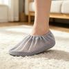 Washable Non-Slip Cowhide Sole Shoe Covers - Indoor Dustproof, Wear-Resistant, Reusable.