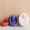 Eggshell Baby Figurine Silicone Candle Molds for Candle Soap Making Epoxy Resin Silicone Molds Gypsum Silicone Molds