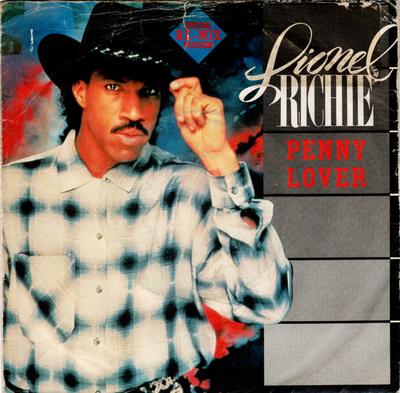 7inch Record LIONEL RICHIE - Penny Lover (Special Re-Mix Version TMG1356 Motown 1984 UK Dance & Electronica Used