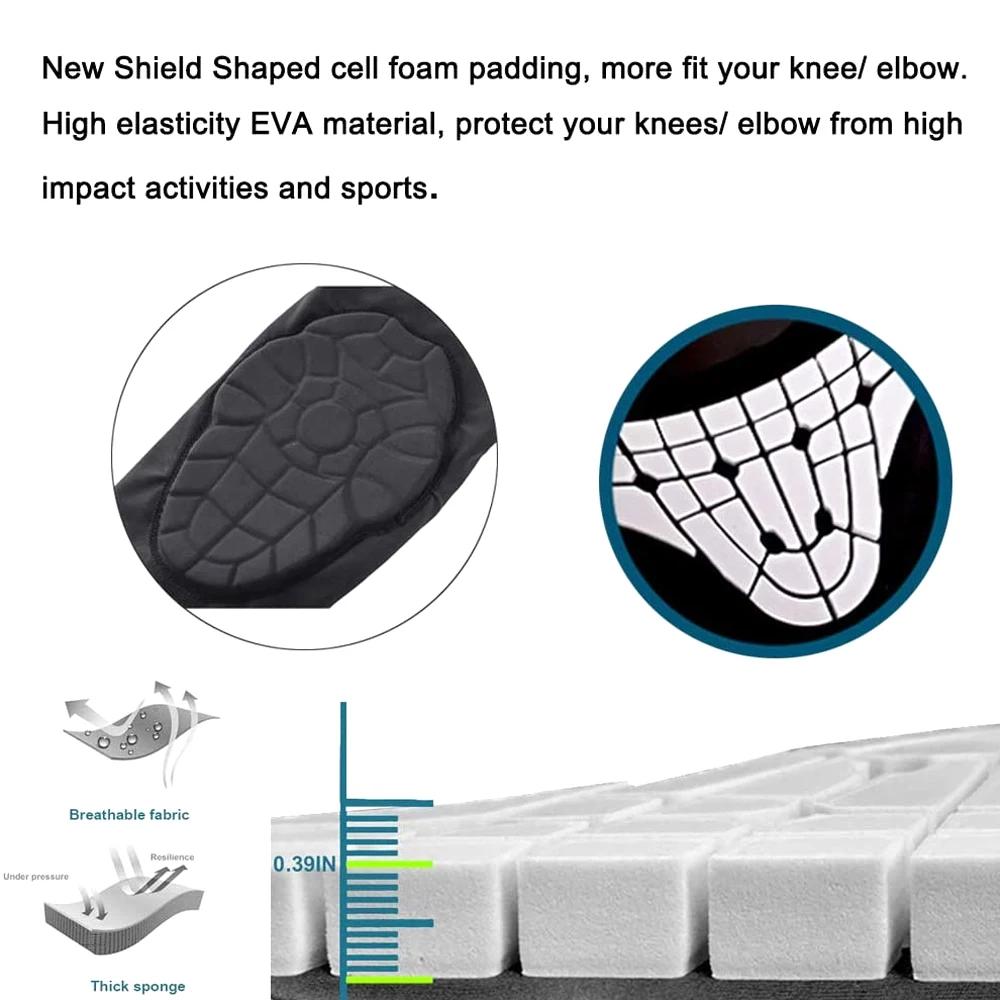 Bracetop 1 Pc Kids/Youth Elbow Pad Honeycomb Compression Sleeve Guard Sports Protective Gear For Basketball, Baseball Volleyball