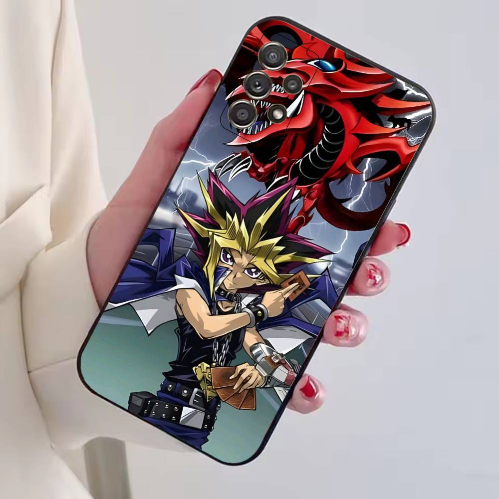 A-Anime Yu-Gi-Oh Phone Case For Samsung S25,S24,S21,S22,S23,S30,Ultra,S20,Plus,Fe,Soft Silicone Black Cover