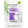 USB 2.0 High-Speed 4-in-1 Rotating Card Reader for TF/SD/MS/SDHC Cards