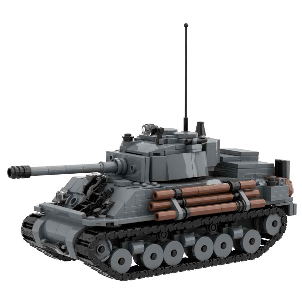 US Army Sherman Medium Tank Fury M3 M4A2 M4A3 WW2 Military Building Block Toy Assembly Set Compatible with Brands