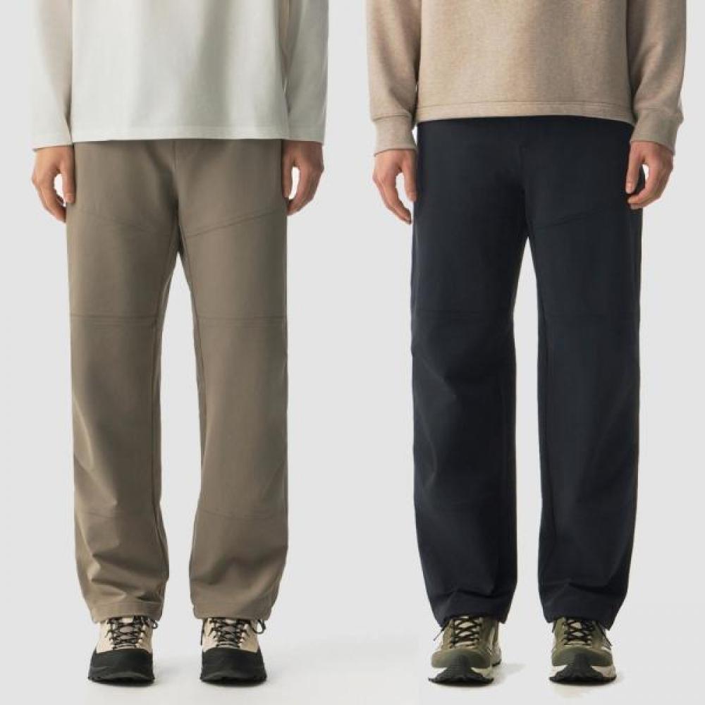 

Kolon Sports Loose Fit Softshell Cargo Pants For Men And woMen off-white (female)/70