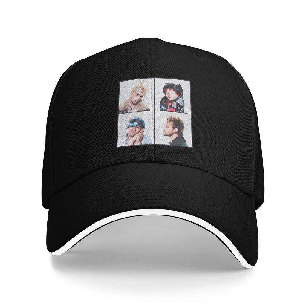 Ashton Calum Luke Michael Punk Rock Baseball Caps Vintage SOS Sandwich Hats for Unisex Women Polyester Dad Hat Sport