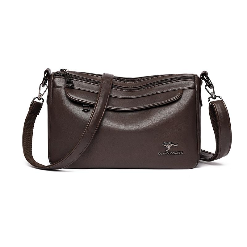 Shoulder Bag Women's Multi-Layer Large Capacity Crossbody Bag