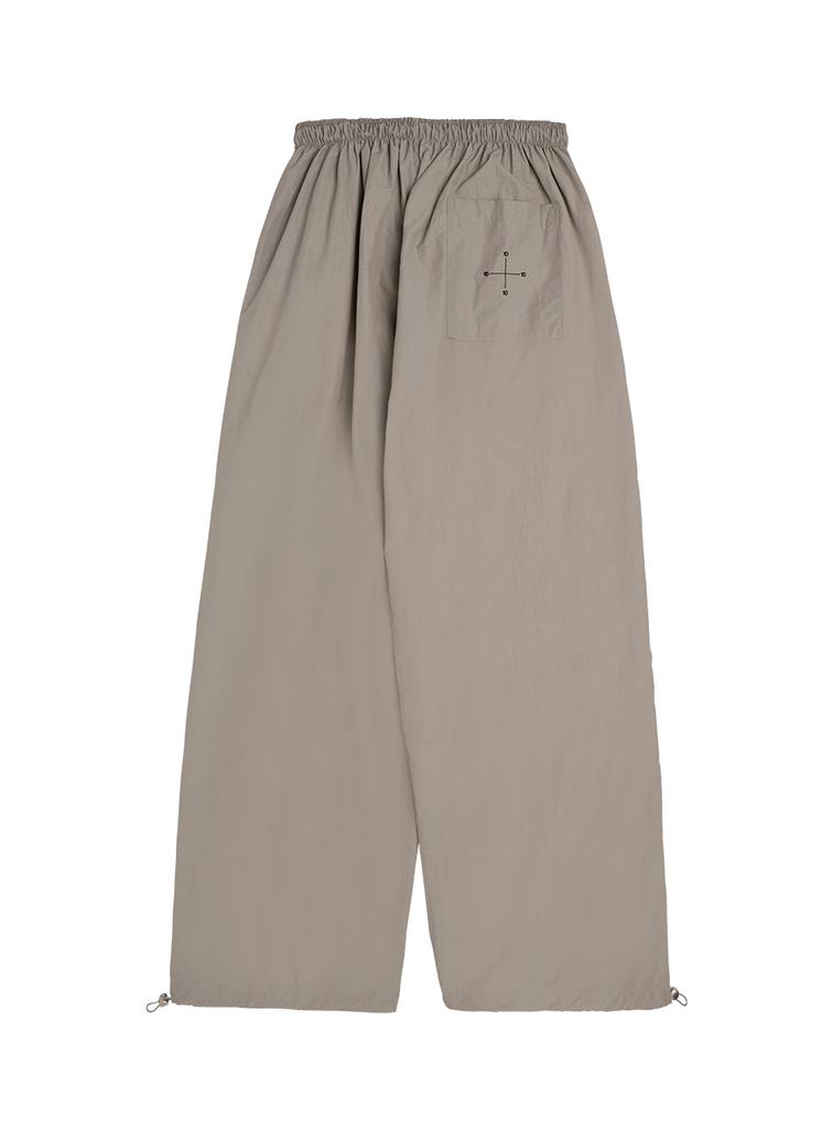 INTEREST Pin Tuck Parachute Pants_Warm Gray
