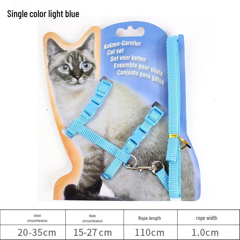 

Шлейка и поводок для кошек Meow Star для британской короткошерстной, рэгдолла, сиамской и табби