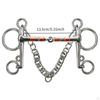Horse Bit Mouth All Purpose with Hooks Rustproof Full Cheek Snaffle