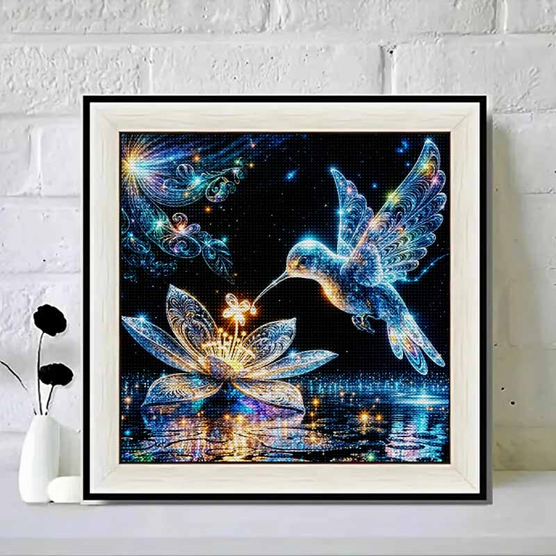 Neuankömmling 5D DIY Vollkreis Diamantmalerei "Kristallvögel und Blumen" Stickerei Kreuzstich Heimdekor Geschenk