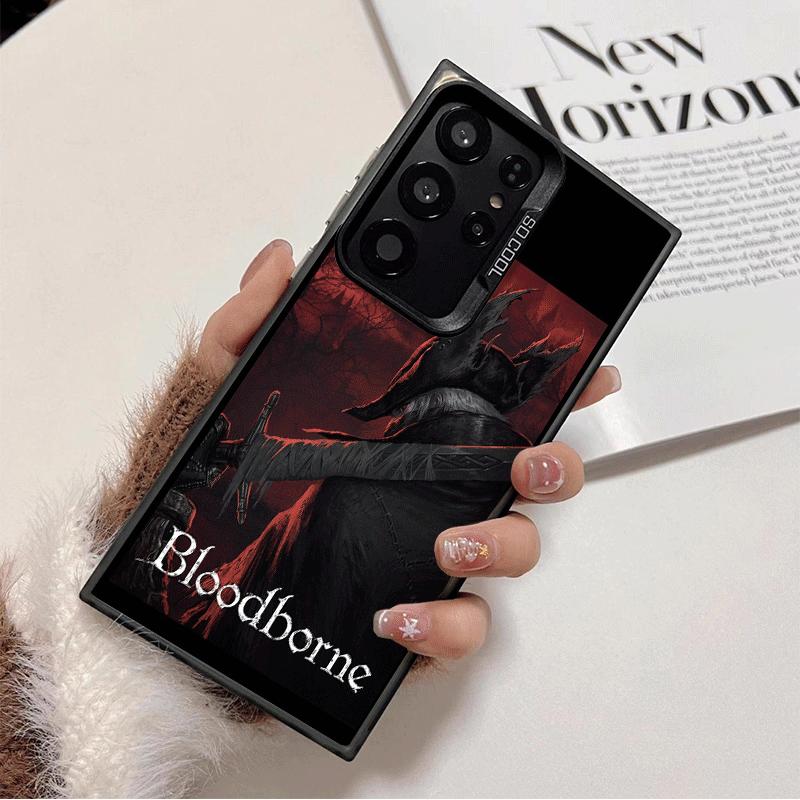 B-Bloodborne Spiel Weiche Handyhülle für Samsung Galaxy S24 S25 FE S26 Edge S23 Ultra S22 Plus S21 + Stoßfeste Hülle Rückschale