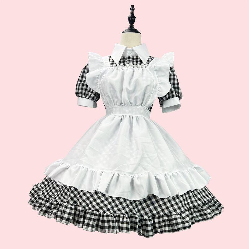 Cross-Border Amazon Japanese Classic Maid Costume Cosplay Performance Outfit for Women