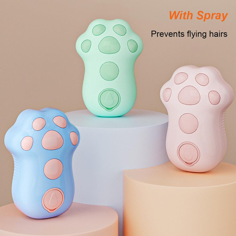 3 In 1 Steamy Pet Hair Brush Multifunction Steaming Grooming Brush Rechargeable Cat Mist Brush for Long/Short Hair Cats