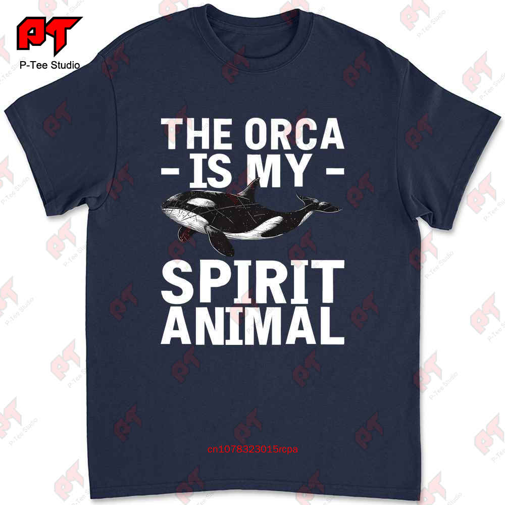 The Orca Is My Soitit Animal Killer Whale T-shirt Tee B8FB
