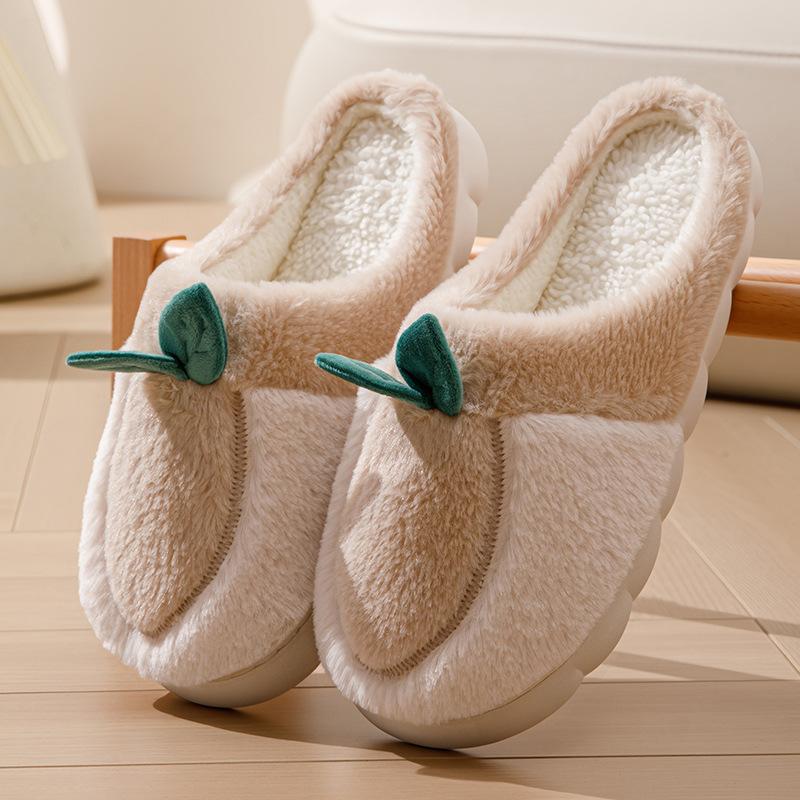 Urocze kapibary bawełniane kapcie 2025 nowe jesienno-zimowe domowe buty Mao Mao ciepłe kryte bawełniane kapcie