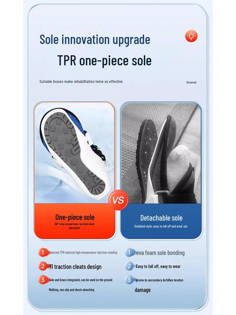 AULEX Adjustable Children's Achilles Tendon Boot - Breathable Sports Ankle Support