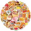 10/30/50 Stück Leckere Lebensmittel & Getränke Aufkleber Burger Pommes Graffiti Decals DIY Gepäck Scrapbook Tagebuch Belohnung Niedlicher Cartoon Aufkleber