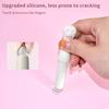 Silicone Lip Brush With Cover Angled Concealer Brushes Lip Balm Lip Gloss Angled Head Concealer Brushes Cat Paw Make Up Brushes