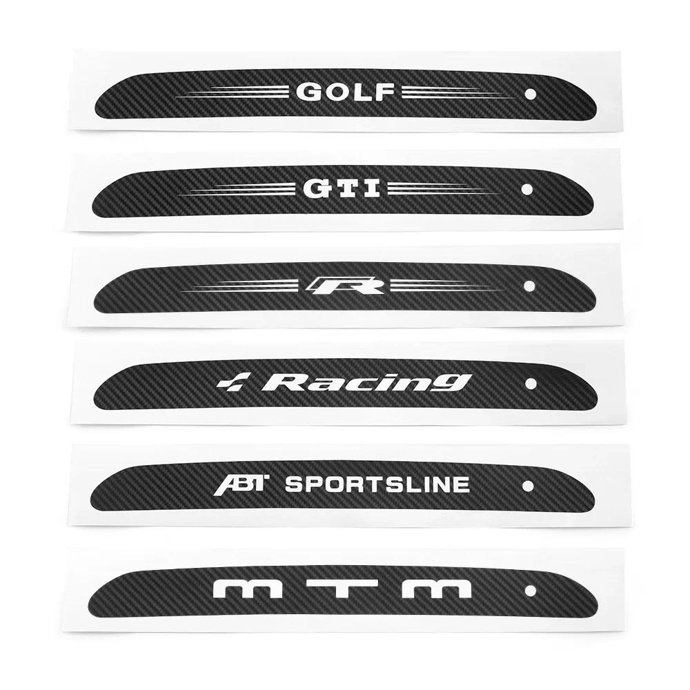 2025 Heta Kolfiberbil Höga Bromsljus Lampa Klistermärke För Volkswagen GTI R-Line Polo T5 Golf Passat Scirocco Jetta Beetle Tig