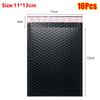 10Pcs Durable Soft Bubble Mailers Waterproof 11/15/18cm Shipping Bags Self Sealing Pearlescent Film Black Foam Envelope