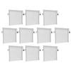 10 PEZZI Sacca Portadocumenti con Cerniera Impermeabile Resistente allo Strappo Formato Carta A5 Organizer per Documenti Grigio
