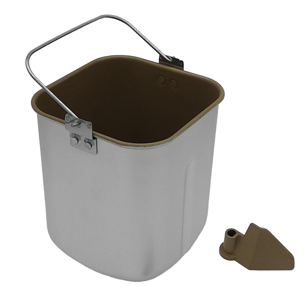 Bread Machine Mixing Bread Bucket Anti Stick Coated Aluminum Alloy Bread Machine Inner Tank for Replacement
