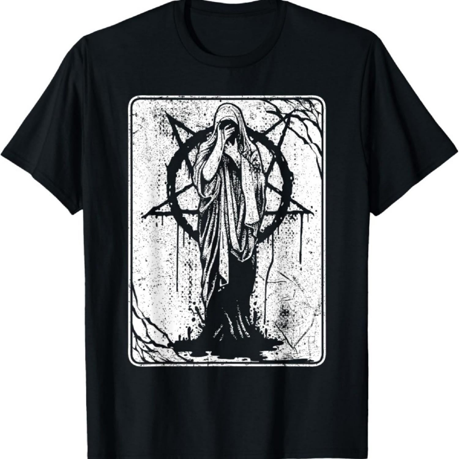 

Satanic Occult Evil 666 Pentagram Dark Art Gothic T-Shirt XXXXXL різнокольоровий