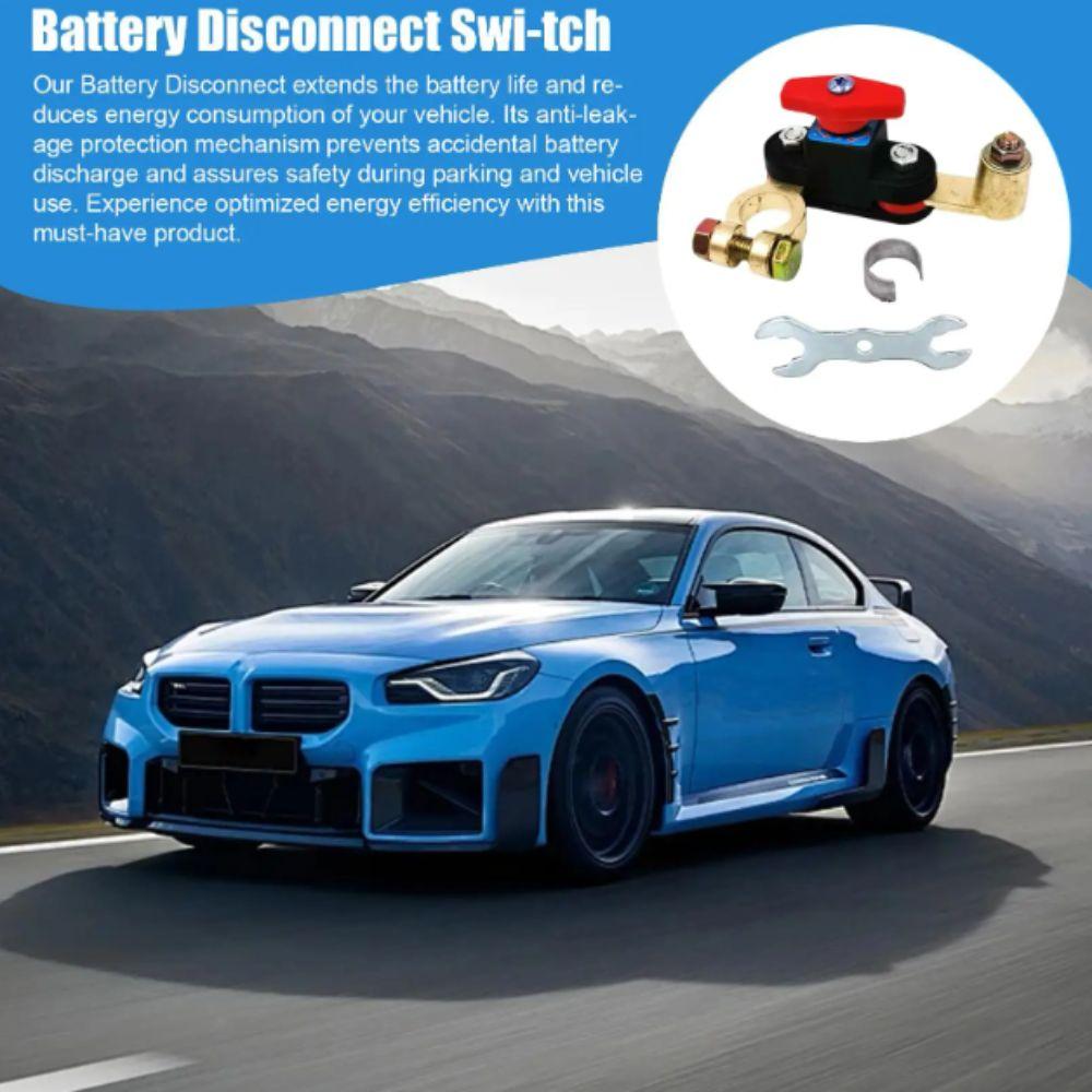 Double-Sided Rotation Battery Disconnect Switch Anti-Power Off Battery Isolator Car Battery