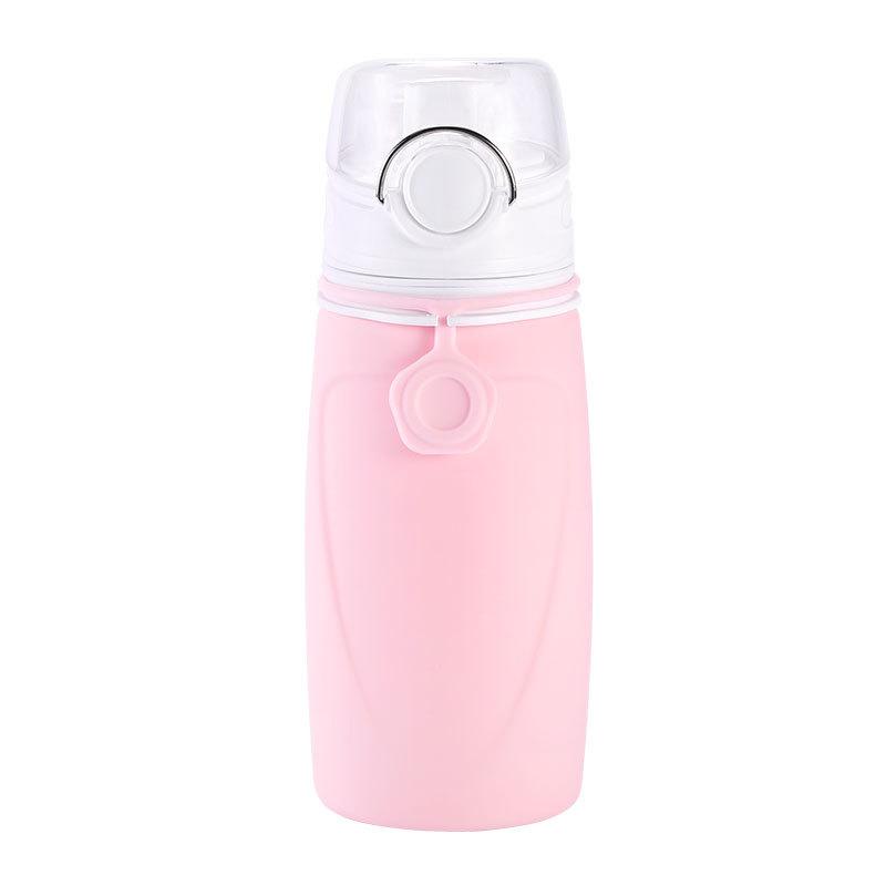 Aktiver Tassenstudenten Einfach und Leicht Anti-Fall Hochtemperatur-Wasserflasche Silikonkessel Geschenk Faltbarer Wasserbecher