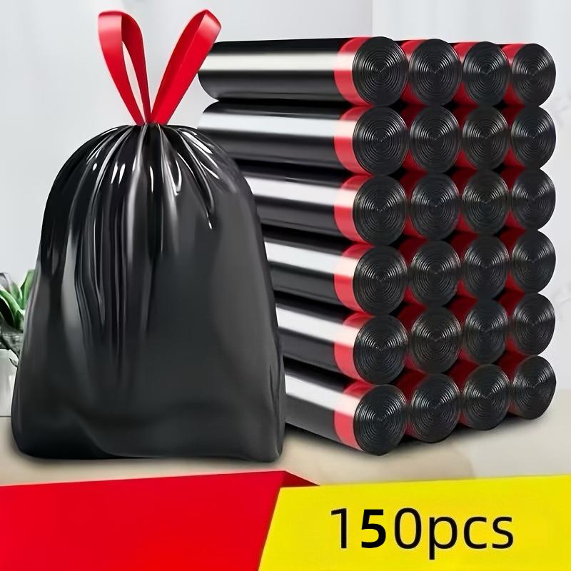 10 Rolls, 120 Bags Per Pack, 6 Liters, Thickened Leak-Proof Drawstring Garbage Bags, for 3.17gal Garbage Bins,for Home, Office, Kitchen, Bathroom