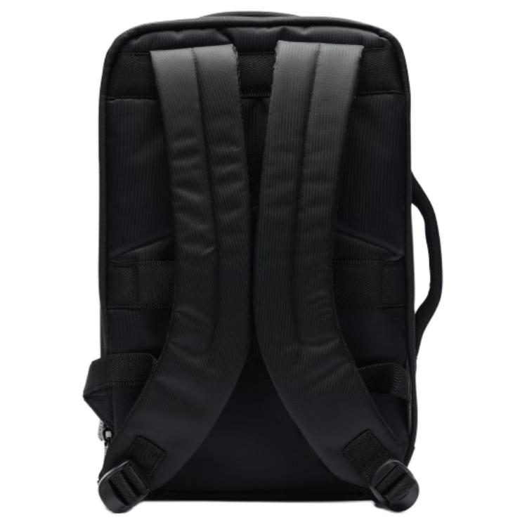 Bally Logo Zip Closure Fabric Backpack Men Backpack Black 6314700