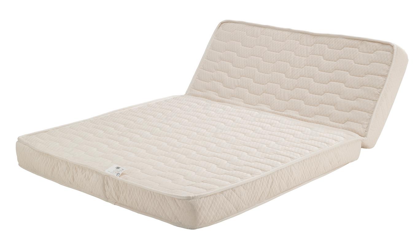 Matelas Ferme Pour BZ 160x200 x 15 cm - Dim Assise 60 cm - Déhoussable Housse Lavable - 5 zones de Confort - Ame Poli Lattex Hau