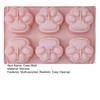 Cat Paw Silicone Mold Food-Grade Chocolate Mousse Cake Mold Easy-Release Reusable Baking Mold for DIY Dessert Soap Decompression Toy