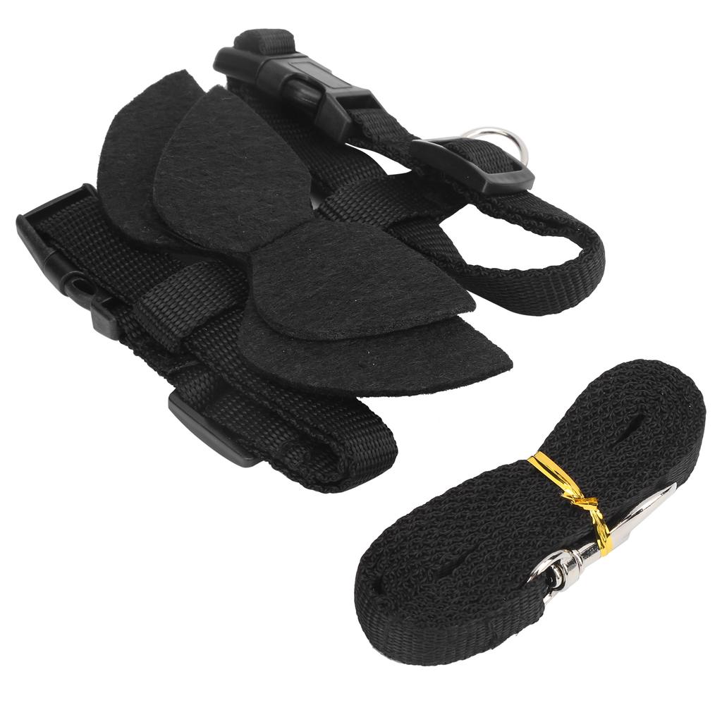 Pet Rabbits Safety Harness Walking Harness and Leash Set with Wing for Small Animal