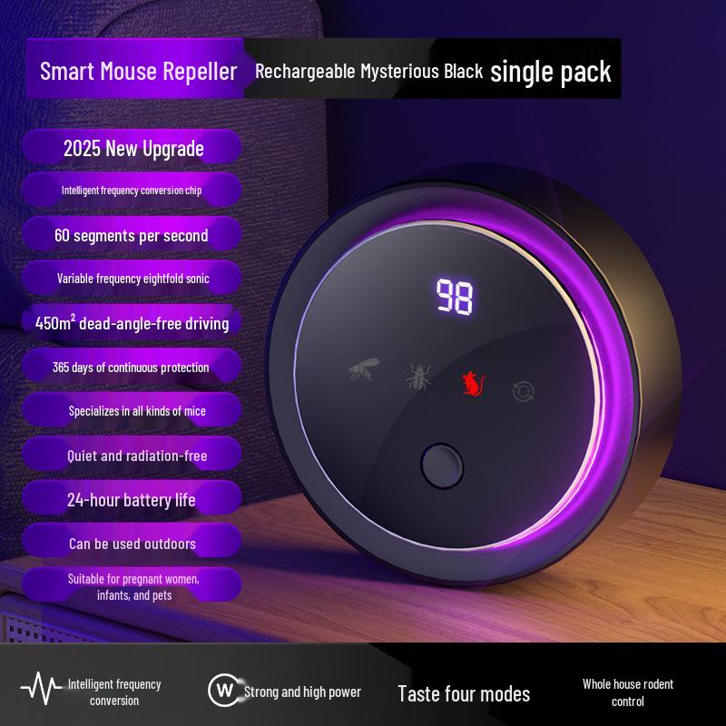 2025 Triple Grid Purple Light Mosquito Killer Lamp & Swatter