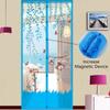 Summer Mosquito-Proof Door Curtain Automatic Closing Magnetic Door Screen Cartoon Lightweight Mesh Door Curtains Self Sealing Retractable