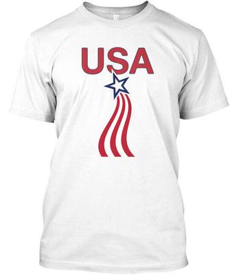 Maglietta Unisex Supporta gli USA