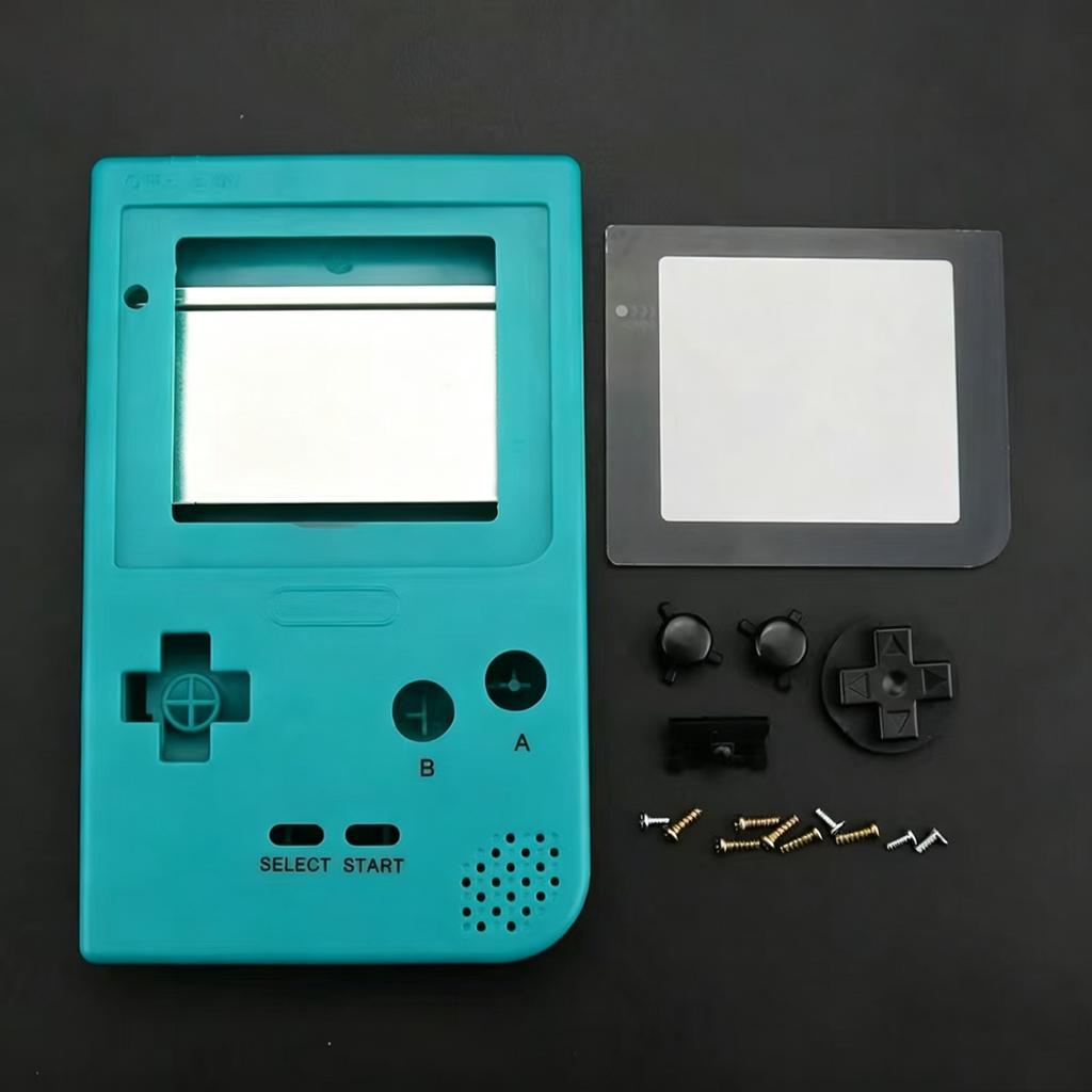 High Quality GBP Housing Shell with Buttons Conductive Rubber Pad Lens Kits for Gameboy Pocket GBP Screen Gaming Case