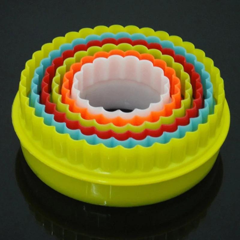 5Pcs Biscuit Mould Cookies Cutter Molds Plastic Cake Mould Plunger Forms For Cookies Cake Decorating DIY Baking Kitchen Tools