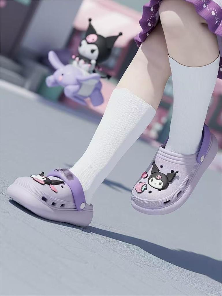 My Baby Room Stylish 22 Kuromi, Melody, Cinnamoroll, Slippers, Sandals, Kids, Shoes, Slippers, Shoes, Indoor, Toilet, Anti-Slip, Amphibious, Quiet,