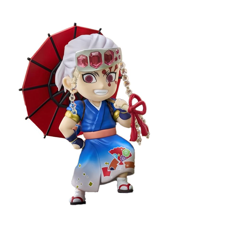 Demon Slayer Kimetsu No Yaiba Plum Rain Mystery Blind Box Tanjirou Nezuko Zenitsu Inosuke Collectible Toy Gift For Manga Lovers